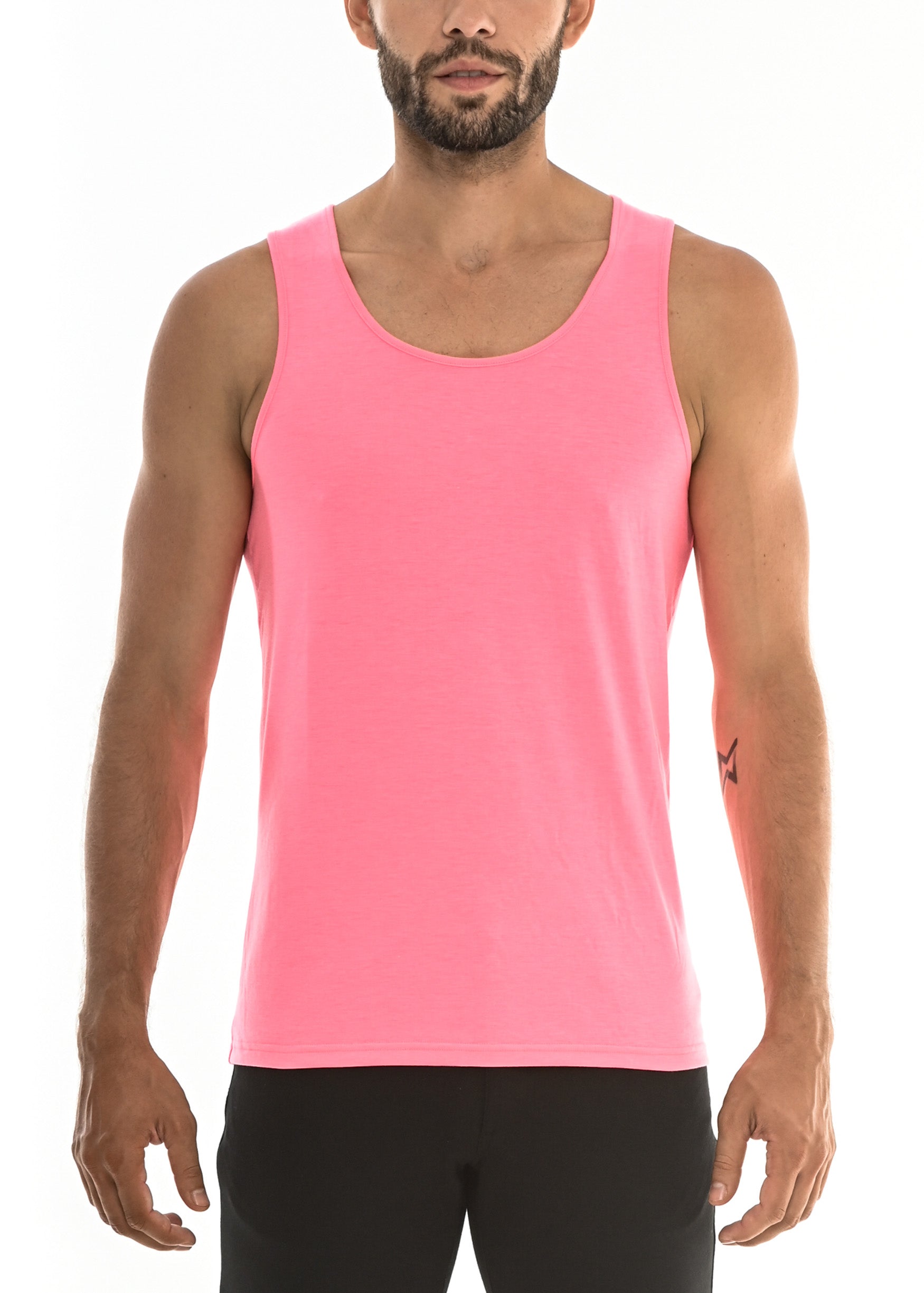 Neon pink vest top hotsell