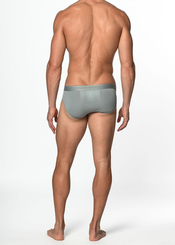 SEAFOAM MODAL/ELASTANE RIB LOW RISE BRIEF ST-10135