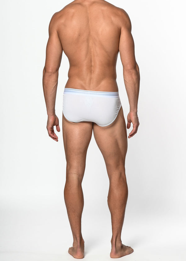 VANILLA MODAL/ELASTANE RIB LOW RISE BRIEF ST-10135