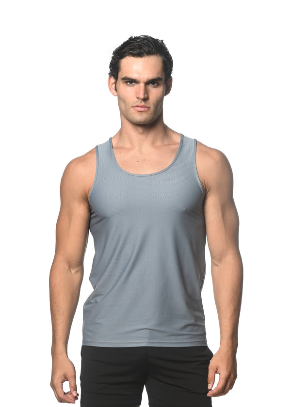 MIST TEXTURED MESH PERFORMANCE TANK TOP ST-282