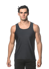 NAVY TEXTURED MESH PERFORMANCE TANK TOP ST-282