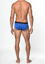 COBALT NYLON/ELASTANE AIR MESH SPORTS LOW RISE BRIEF ST-10200