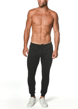 STEALTH BLACK FLEECE FLEX COTTON STRETCH JOGGER ST-10503