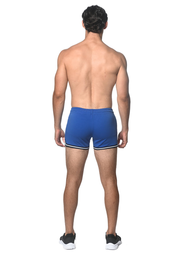 COBALT COURT 3.5 INSEAM GYM SHORT W/TAPING STA-10508