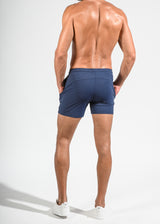 BLUE PIN STRIPES PERFORMANCE SHORTS ST-1466-50-Final Sale