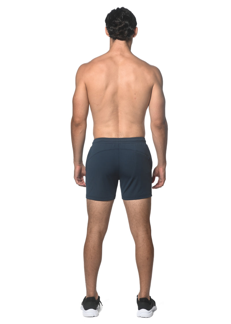 PETROL TEXTURED MESH PERFORMANCE SHORTS ST-1466-88