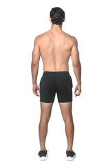 NAVY TEXTURED MESH PERFORMANCE SHORTS ST-1466-92