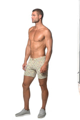 ALOE/SPRUCE TWEED 5" INSEAM SHORTS ST-1932-66-LX