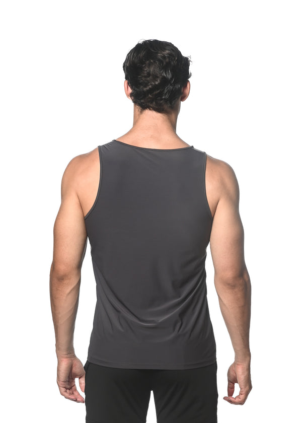 GRANITE TEXTURED MESH PERFORMANCE TANK TOP ST-283