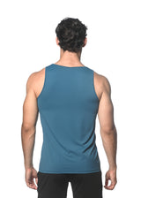 TEAL TEXTURED MESH PERFORMANCE TANK TOP ST-283