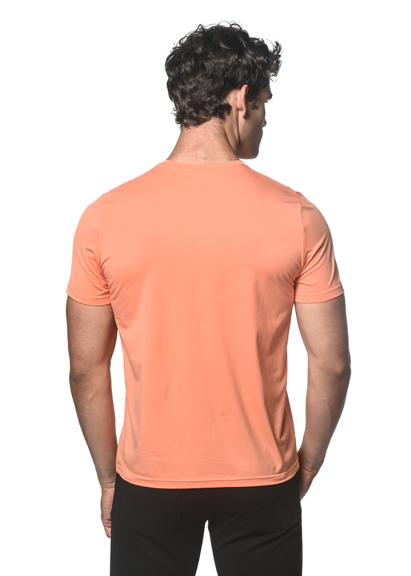 PEACHY CREW NECK SHORT SLEEVE JERSEY T-SHIRT ST-74