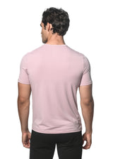 MAUVE V-NECK SHORT SLEEVE JERSEY T-SHIRT ST-75