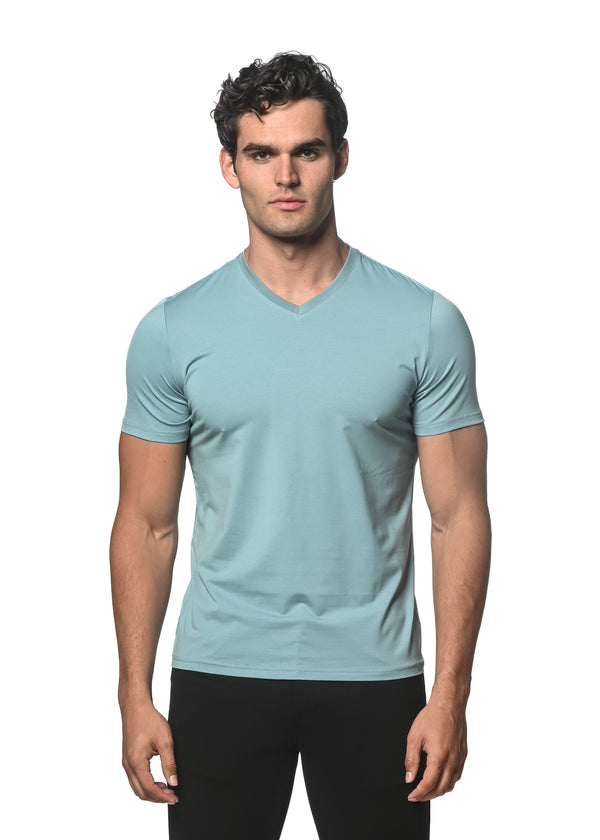 VAPOR V-NECK SHORT SLEEVE JERSEY T-SHIRT ST-75