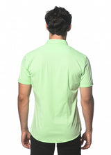 MINTY SOLID COTTON STRETCH KNIT JERSEY SHORT SLEEVE SHIRT ST-963