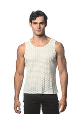 ECRU ARROWS GOSSAMER KNIT TANK ST-24208