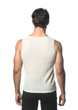 ECRU ARROWS GOSSAMER KNIT TANK ST-24208