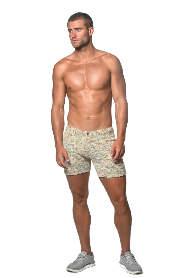 ALOE/SPRUCE TWEED 5" INSEAM SHORTS ST-1932-66-LX