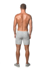 CLOUD/NAVY TWEED 5" INSEAM SHORTS ST-1932-67-LX